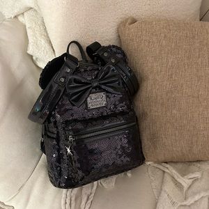 Black sequin loungefly